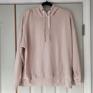 Buffalo David Bitton Blush Pink Fleece Hoodie L viscose cotton blend
